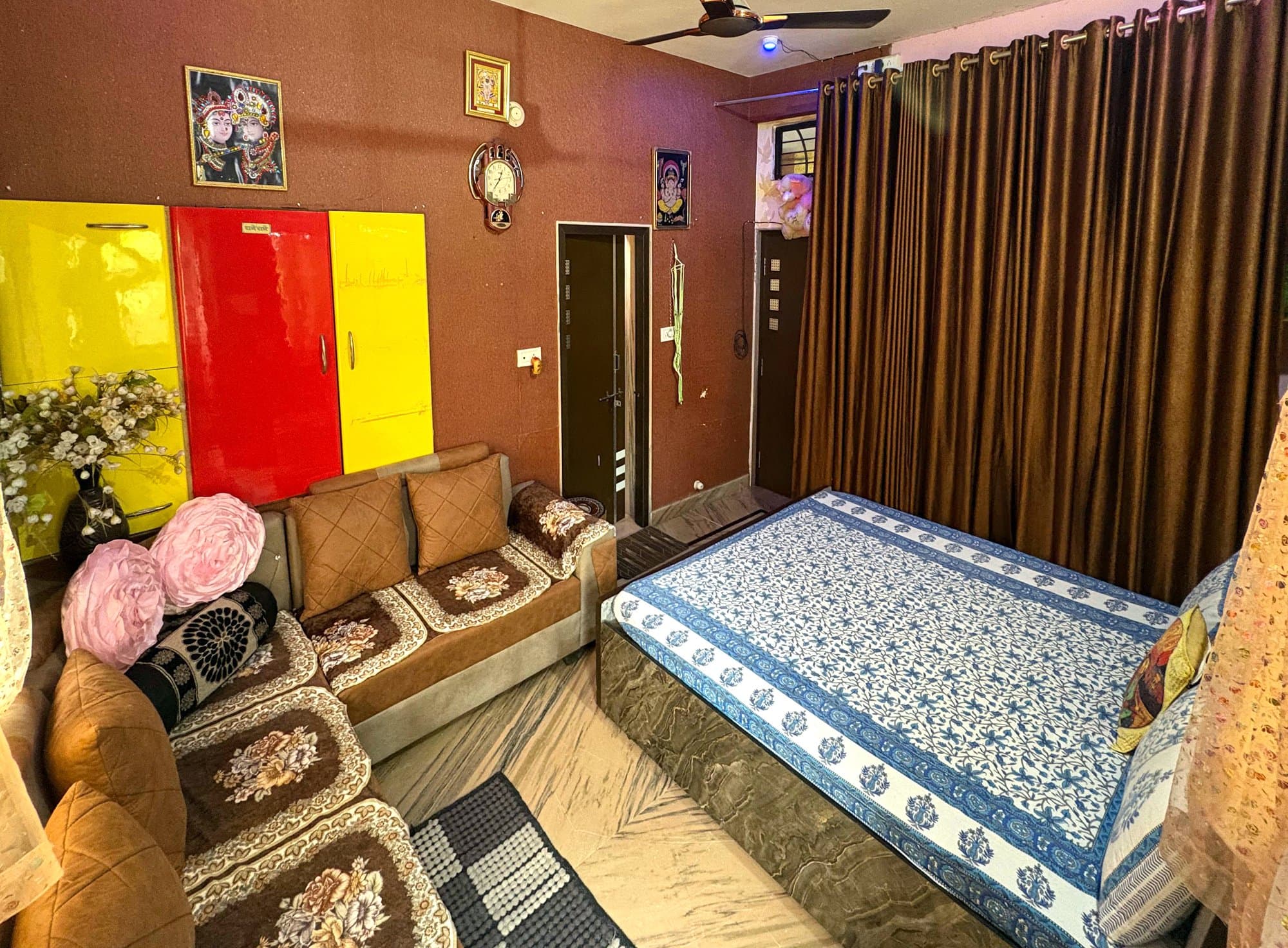 Comfortable bedding and decor
