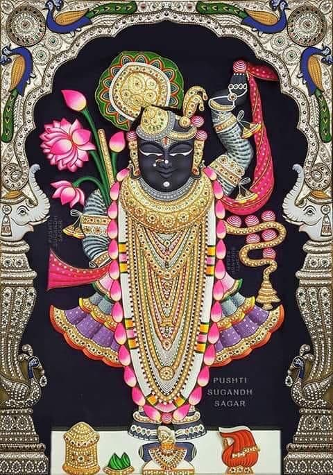 Shrinathji deity darshan in Nathdwara